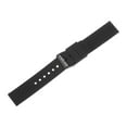 thumbnail image 3 of Uxcell Silicone Watch Band Quick Release Soft Rubber Watch Strap Black/Black 24mm, 3 of 7