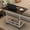 Black, variant on Overbed Table with Wheels and Adjustable Height, Laptop Desk 23.6 x 15.7 in
