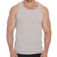 thumbnail image 4 of At the Buzzer Men's Tank Top (Small, Grey), 4 of 4