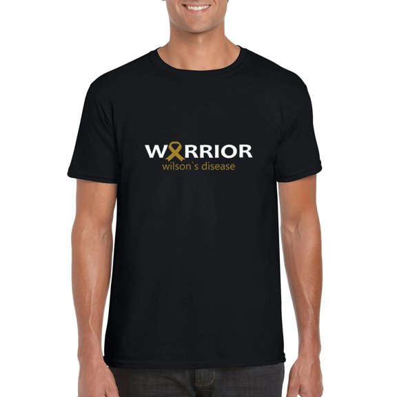 Warrior Wilsons Disease Awareness Copper Genetic Disorder T-Shirt, for men & women, up to size 5XL