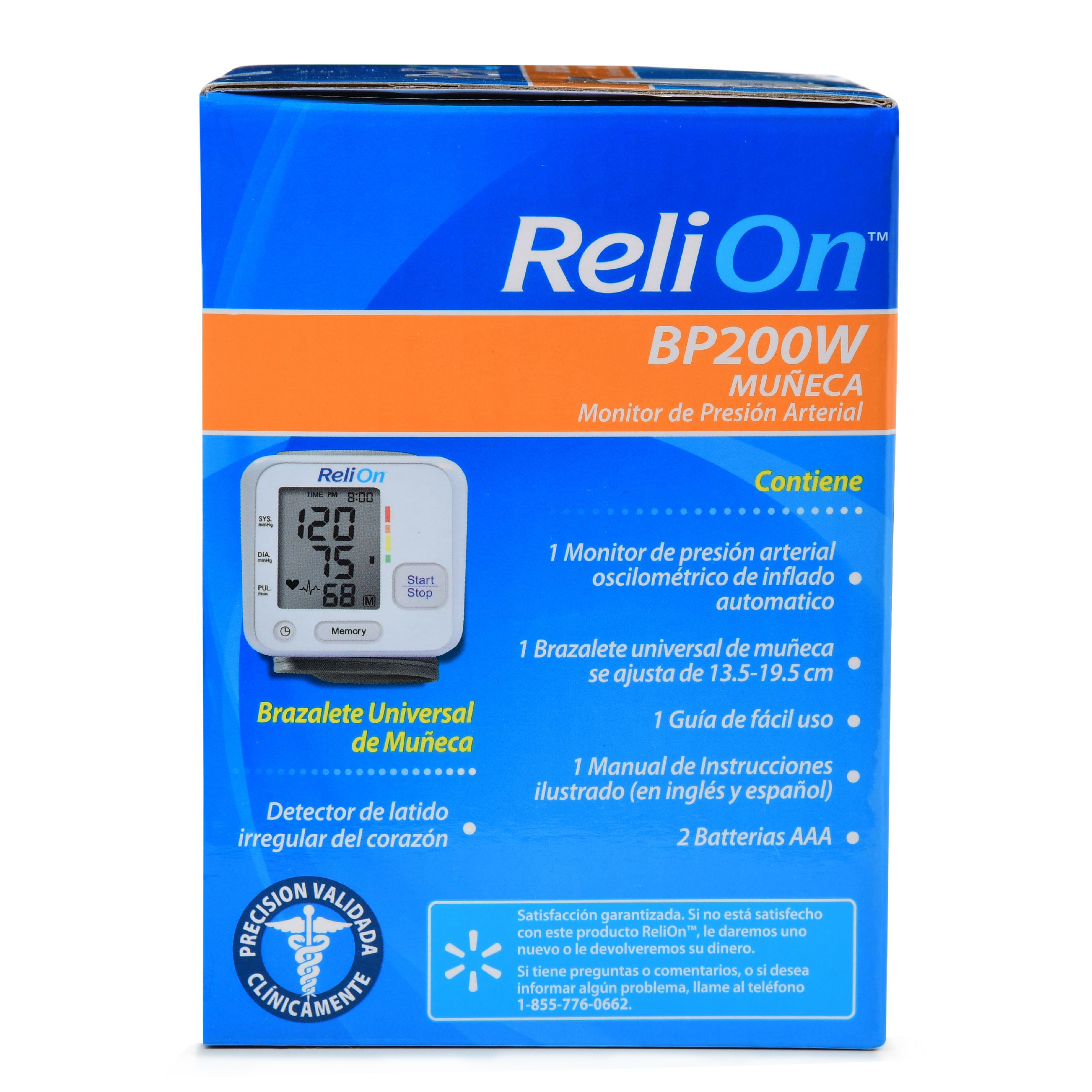 Relion Wrist Blood Pressure Monitor Symbols - Captions Energy