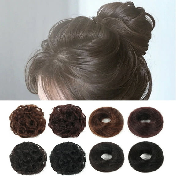 Vnanda Chignon Synthetic Fiber Hair Extension Chignon Donut Bun Wig Hairpiece