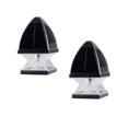 thumbnail image 1 of Gothic Solar Post Cap Light - Black 2PK, 1 of 2