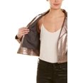 thumbnail image 3 of 1.STATE Veste Métallique Courte pour Femmes, Métallique, Medium, 3 of 3
