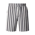 thumbnail image 5 of Trgacdwlo Men Shorts Casual Striped Elastic Waist Beach Shorts for Men with Pocket Lightweight Running Workout Mens Athletic Shorts, 5 of 6