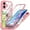 Leaf, variant on ELEHOLD Magnetic Case for iPhone 17 with Built-in Screen Protector, Compatible with Mag Safe Accessories,Full Body Shockproof Clear Back Protective Case Cover for iPhone 17,Pinkblue