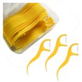 thumbnail image 2 of 40PCS Disposable Floss with Handle Floss Picks Inter-, 2 of 7