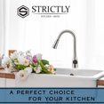 thumbnail image 4 of Strictly Sinks Modern Pull Down Kitchen Faucet 360° Swivelling Spout, Stainless Steel Faucet with Spray & Stream Modes (Brushed Nickel), 4 of 8