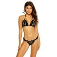 thumbnail image 4 of PilyQ MIDNIGHT Lace Triangle Bikini Swim Top, US Small, 4 of 8