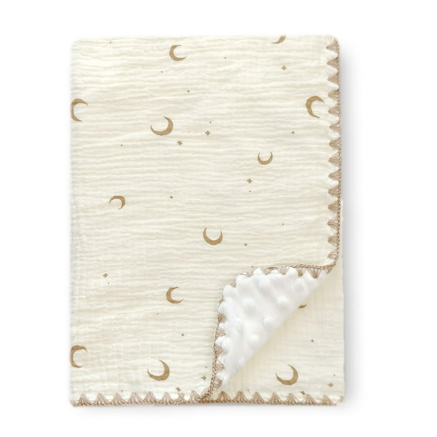 Manta para Bebé Gunnaicat 102x102 cm Muselina de Algodón Doble Capa