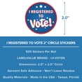 thumbnail image 2 of I Registered To Vote Stickers, 2 of 4