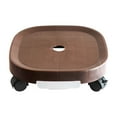 thumbnail image 1 of Universal Wheel Round Plastic Base Mobile Flowerpot Tray Thickened Resin Universal Wheel With Brake Strap Water Box Drawer Tray With Wheel Flower Support, 1 of 5