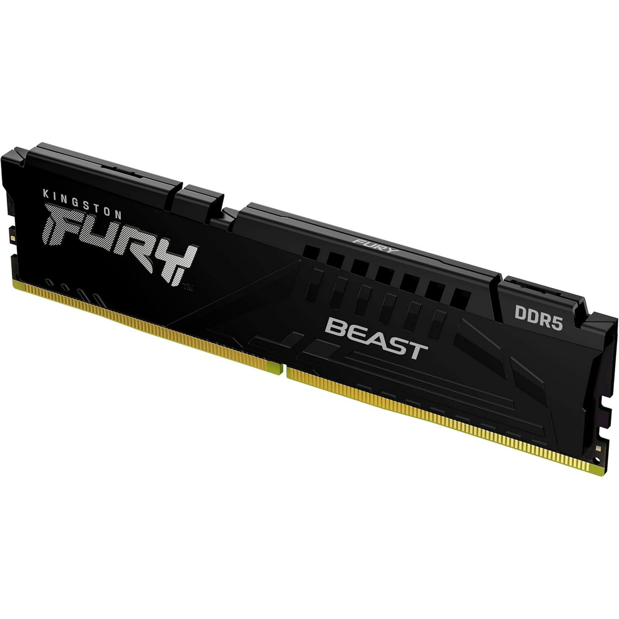 Kingston FURY Beast 16GB DDR5 SDRAM Memory Module - For Motherboard - 16 GB (1 x 16GB) - DDR5-6000/PC5-48000 DDR5 SDRAM - 6000 MHz Single-rank Memory