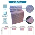 thumbnail image 7 of Hokiten Table Runners 72 Inches Long Dress Scarves, Pink Purple Blue Ombre Farmhouse Kitchen/Dining Table Runner, Coffee Tablerunners, Modern Geometric Abstract Art Aesthetics 14x72 Inch, 7 of 7