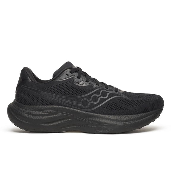 Saucony Men's RIDE 19, Triple Black, 11, Medium