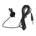 thumbnail image 3 of Micrófono de solapa para Vlogging, micrófono Lavalier con cable Micrófono Lavalier con cable 360 Micrófono de solapa con cable Rendimiento probado, 3 of 9