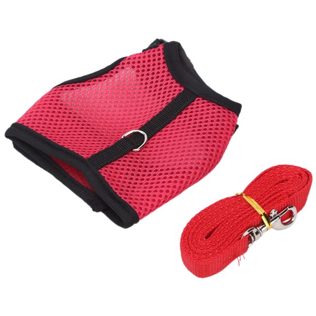 Pet Harness, Cat Adjustable Pet Vest For Bunny For Small Pets For Kitten For Guinea Pig S,M,L