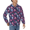 thumbnail image 4 of Zip Up Hoodies for Men - funny Skull daisy flower Long Sleeve Comfrt Men'S Fashion Hoodies & Sweatshirts, Jackets for Men Hoodies Pullover Clothing Clothes with Pouch, 4 of 5