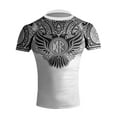 thumbnail image 2 of Raven Fightwear Men's Nordic Jiu Jitsu BJJ Rash Guard Short Sleeve MMA White, 2 of 3