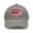 Grey / Pink patch, variant on Softball Mom Hat Cap Strap Back Dad Hat With Patch High School College Mom