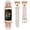Starlight/Rose Gold Buckle, variant on Wearlizer Leather Band Compatible with Charge 5 Watch Bands for Women, Dressy Slim Leather Strap Replacement Wristband with D-Shape Metal Buckle for Charge 5 Fitness Tracker
