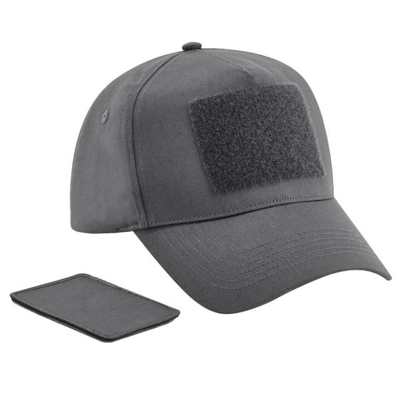 Beechfield  Adult Removable Patch Baseball Cap