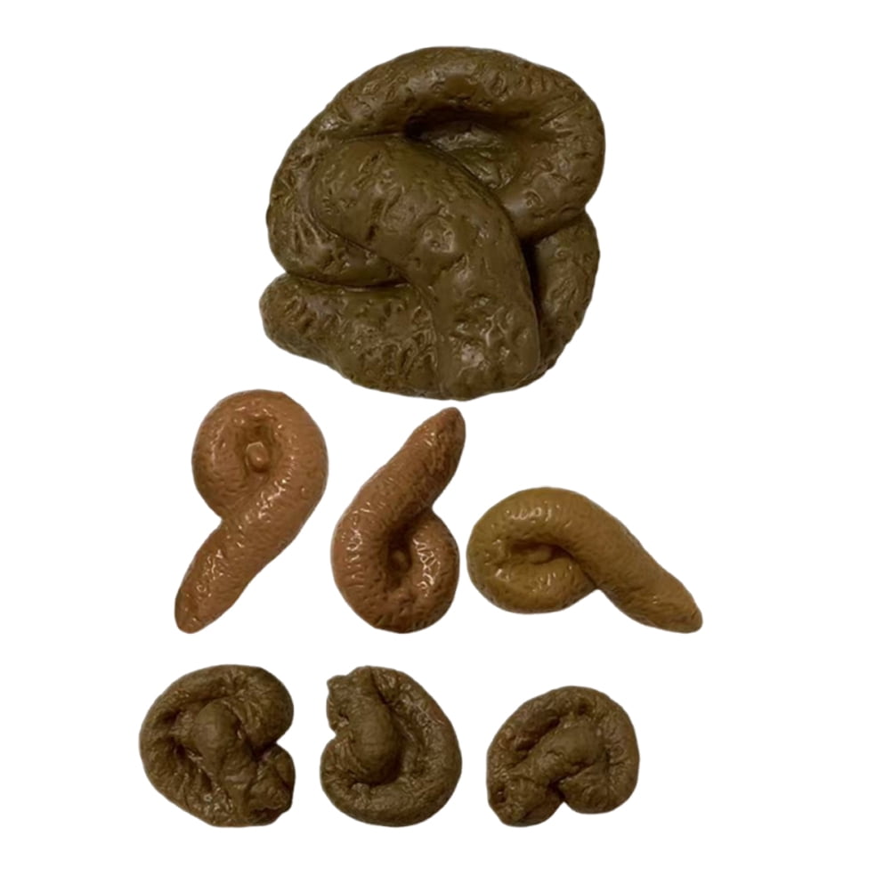 Lot De 4 Fausses Crottes Réalistes – Farce Humoristique – Poisson D'avril, Halloween – Plastique Résistant – Flottante