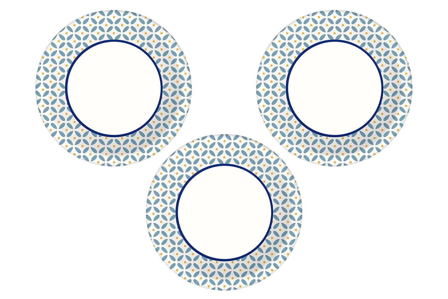 Dixie Ultra Heavy Duty Disposable Appetizer and Dessert Paper Plates Small Plate 6 7/8 44 ct Pack of 3