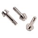 thumbnail image 5 of BRIGHTFUFU 3 piezas Trompeta Llave de agua Llave de agua Tornillos de válvula de saliva para piezas de instrumentos de latón Piezas de reparación de trompeta CB97 (Plata), 5 of 7