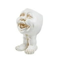 thumbnail image 2 of Funny Face Head Planter Pots for Indoor Outdoor Plants Flower Pots Unique Succulent Planter with Drainage Hole, 2 of 7