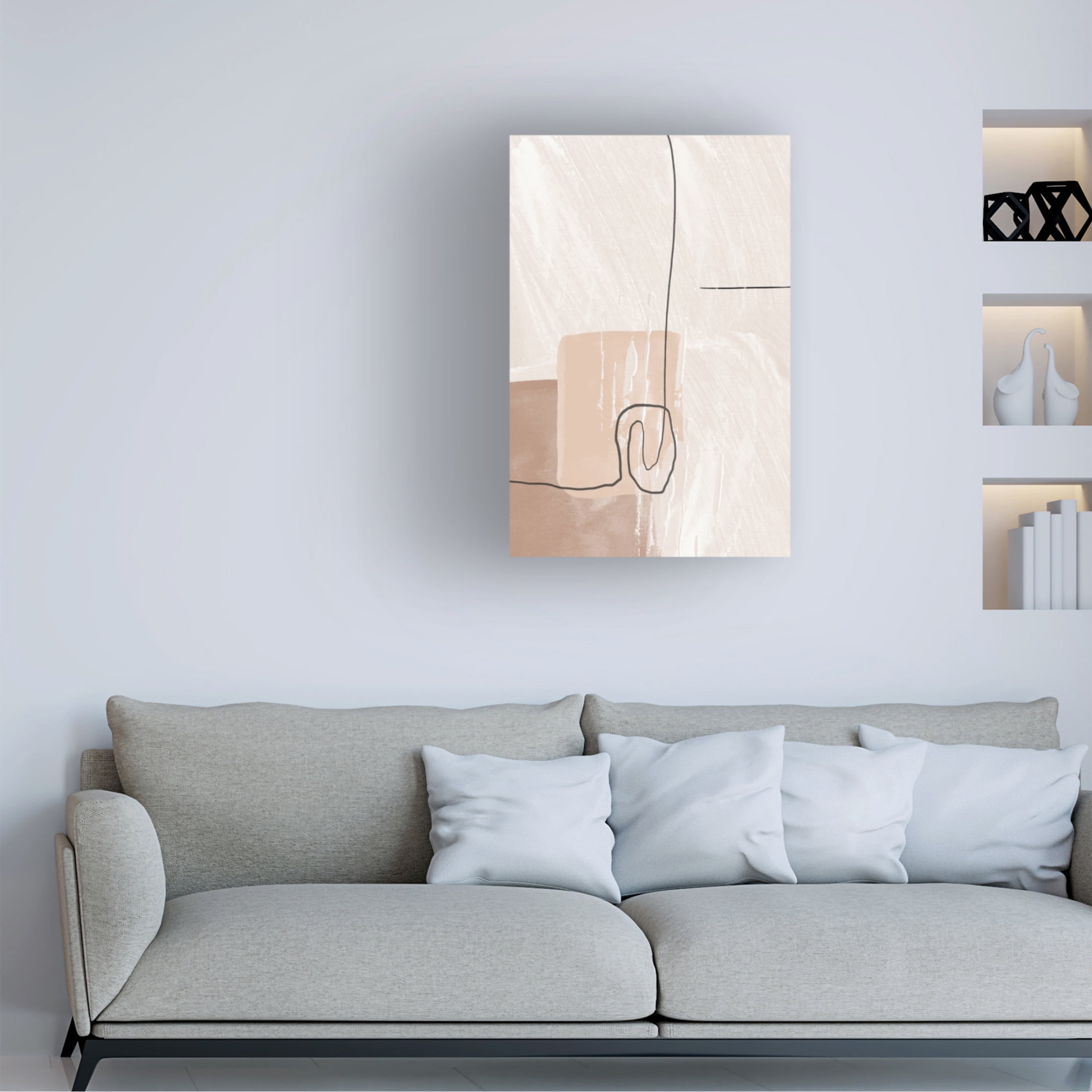 Trademark Fine Art Sally Ann Moss Creamy 1 Canvas Wall Art