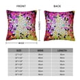 thumbnail image 2 of Pofeuu Colorful Tie Dye Stained Glass 3 Print Double-sided plush pillowcase Square Throw Pillow Covers Pillows Cover for Living Room Bedroom Sofa Couch Cushion Cover（No pillow core）-24"x24", 2 of 7
