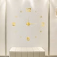 thumbnail image 3 of Reloj de pared digital estéreo, sencillo, grande, luminoso y silencioso, para sala de estar, dormitorio, reloj adhesivo de pared digital, 3 of 5