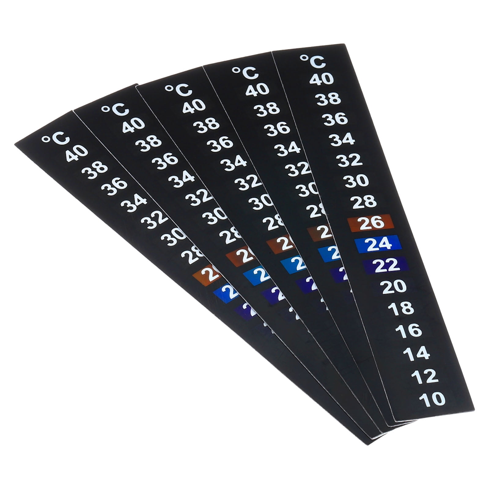 Uxcell Temperature Strips Adhesive Digital Temperature Sticker 50 to