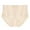 Beige, variant on Womens Underwear Plus Size, Xunlbb Women's Solid Color Plus Size Lightweight Plastic Version Seamless Oversized Underwear