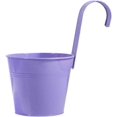 thumbnail image 1 of ORUYROP Coloré Fer Pot de Fleurs Balcon Suspendu Fleur Pot Crochet Détachable, 1 of 7