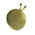 thumbnail image 2 of Fuseworks Gold Round Pendant Plate, 4-Pack, 2 of 6