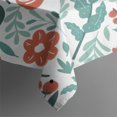 thumbnail image 5 of Pioneer Flower Floral Print Pattern Square Tablecloth,Waterproof Square Table Cover,Wipeable Spillproof Washable Table Cover for Home Kitchen Party Decor 60"x60"(152x152cm), 5 of 6