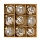 thumbnail image 1 of 9 adornos colgantes para árbol de Navidad, para festivales, bodas, bolas de Navidad Champán claro dorado, 1 of 9