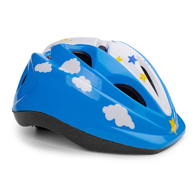 Casco De Bicicleta Para Niños Casco de bicicleta Anti-colisión Ciclismo Casco de seguridad para niños Kid (Azul Blanco) Likrtyny Para Estrenar
