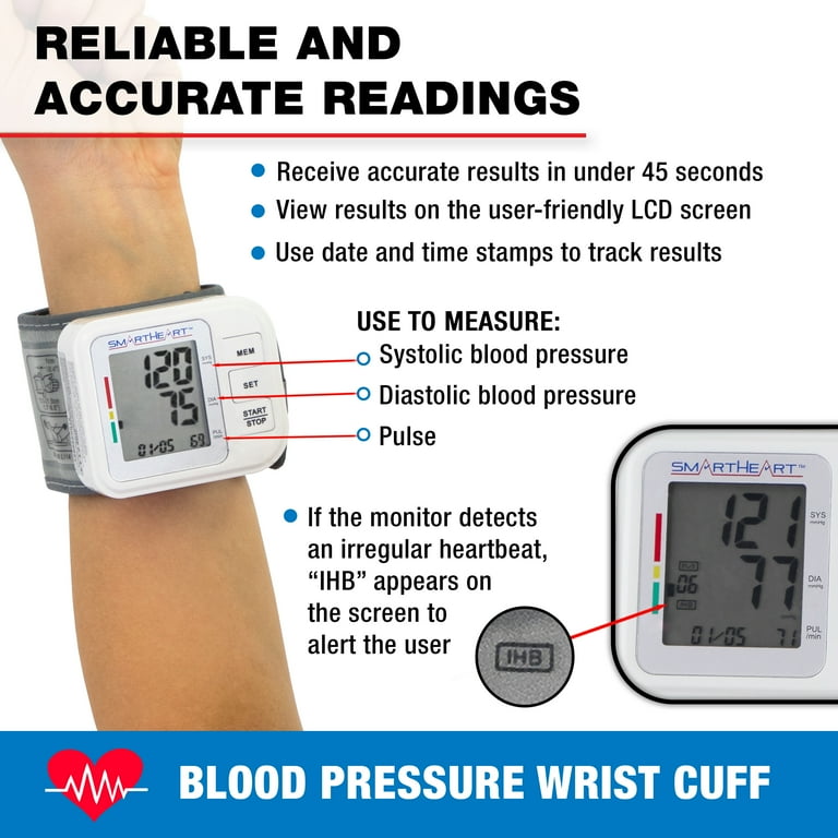 Wristwatch - Blood Pressure and Pulse Monitor Wristwatch - Blood Pressure and Pulse Monitor