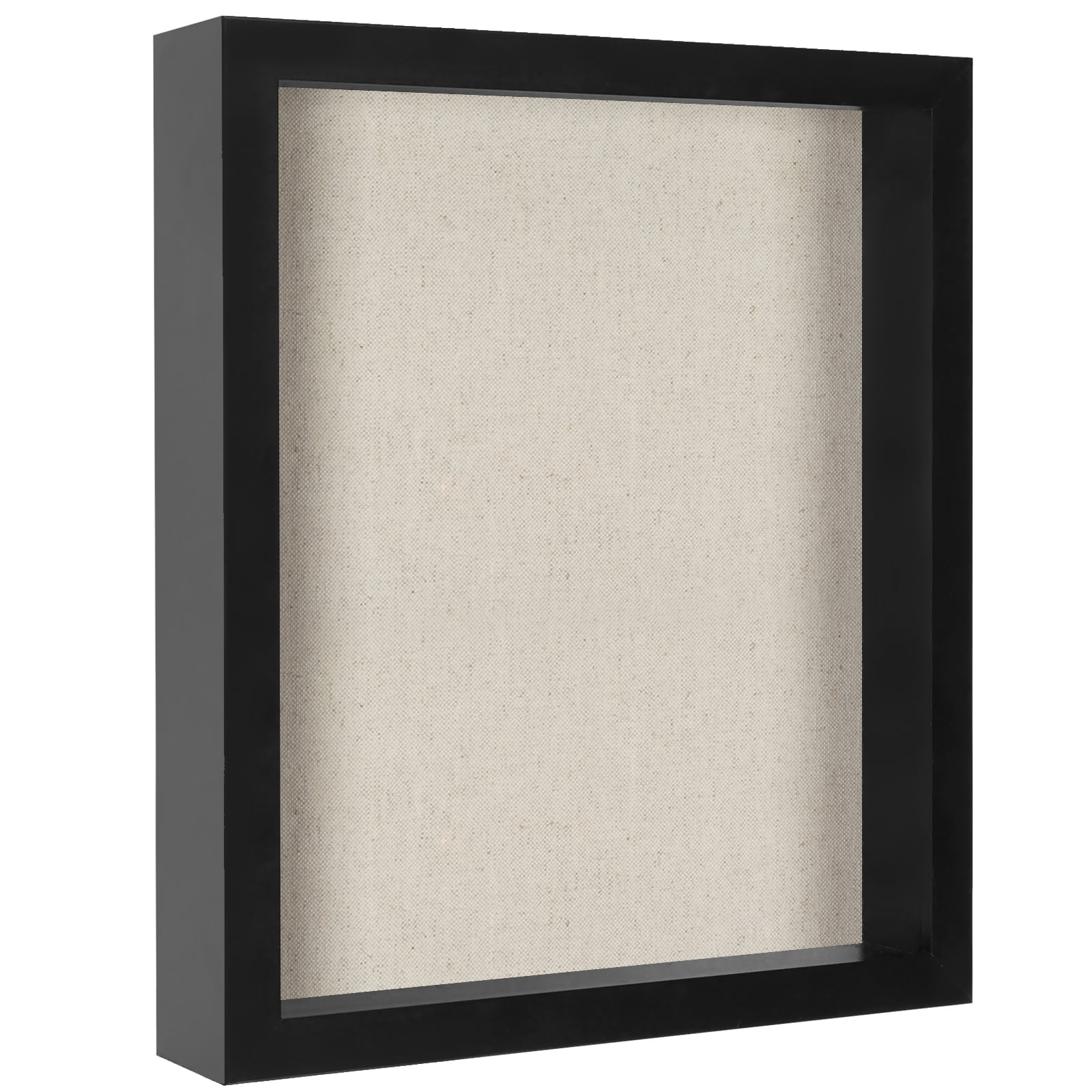 Shadow Box Display Case Large 11x14 Shadow Box Picture Frame With Linen Pin NEW 