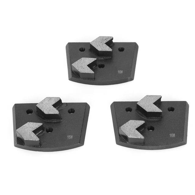 Almohadilla de pulido de piso de diamante, 3 piezas Bloque de pulido de diamante Accesorios para amoladora de hormigón Bloque de pulido de diamante Arrow Fabricado con cuidado