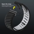 thumbnail image 2 of Pulsera Deportiva Flexible de Repuesto, Suave Al Tacto y Resistente Al Sudor, Compatible con para la Pulsera Deportiva 4.0, Gris Oscuro y Naranja., 2 of 5