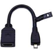 Micro HDMI to HDMI Cable Adapter for Lumix DMC DMC- HC Series GH4 FZ1000 FZ300 FZ330 GF7 GF7K GH4A GH4H TZ61 TZ70 TZ71