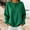 Green, variant on Women's Henley Half Button Fleece Loose Long Sleeve Pullover Sweatshirt Fall Winter