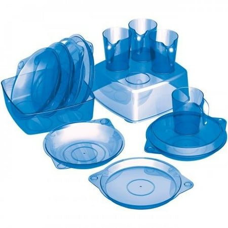 Outdoor Products 1409OP000 14-PIECE TABLEWARE SET