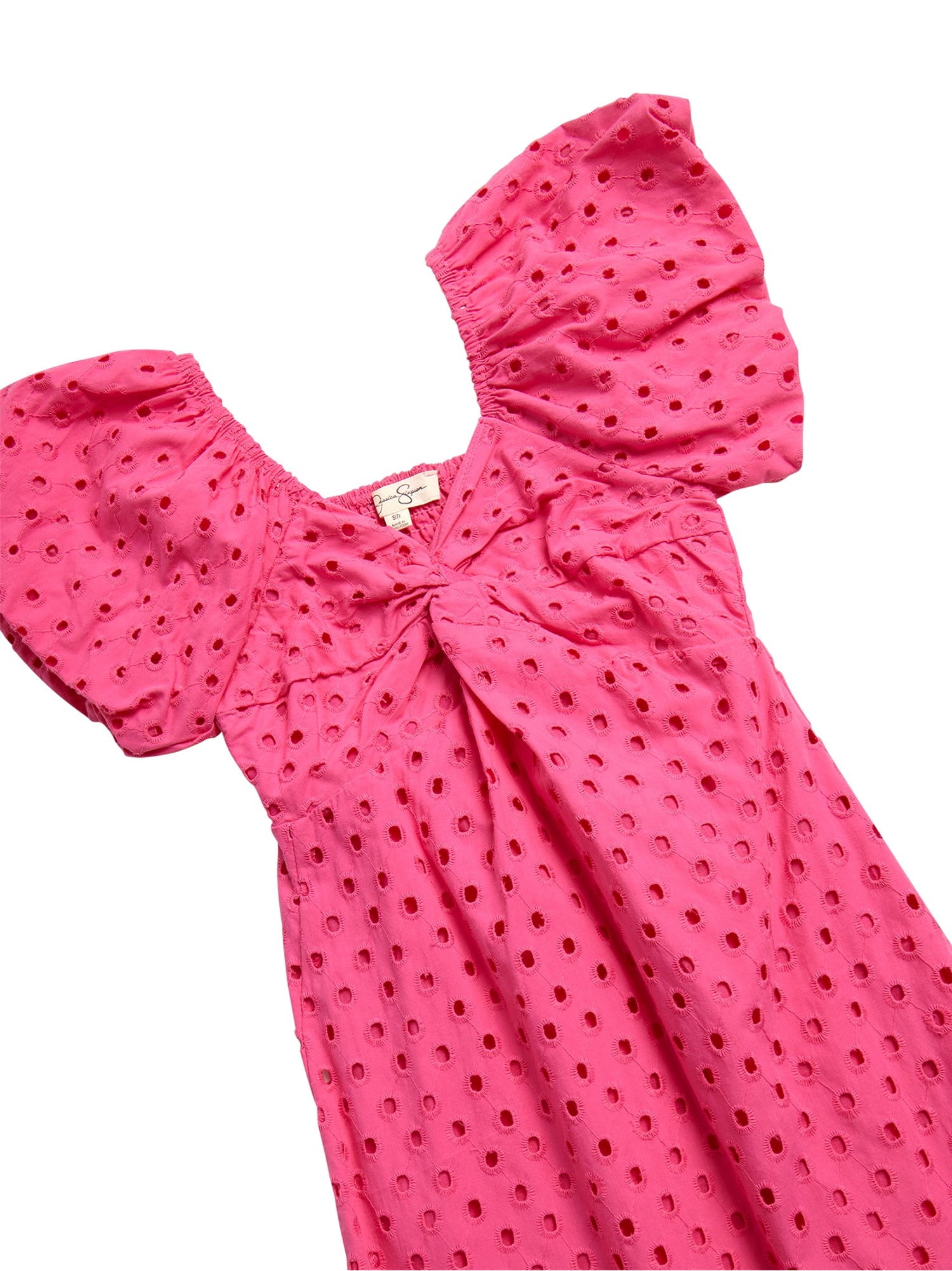 Jessica Simpson Girls' Eyelet Twist Dress, Sizes 7-16