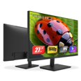 thumbnail image 1 of Viewedge 27 inch Monitor with 2K 2560 x 1440 IPS Panel 75hz | Computer Monitor 27 inch QHD with HDMI, DP and Wall Mountable | Eye Protection PC 1440p Monitor for Working and Gaming, 1 of 4