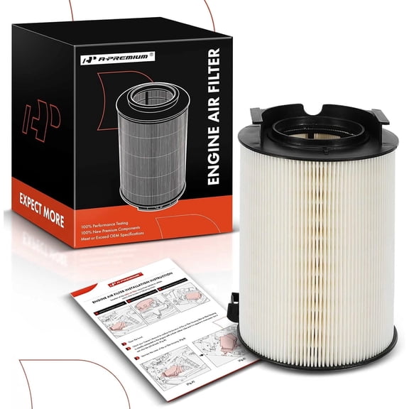 A-Premium Engine Air Filter Compatible with Volkswagen Jetta 2011 2012 2013 2014 2015 L4 2.0L